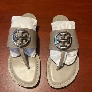 Tory Burch Leather Flat Sandal